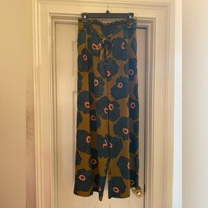 Anthropologie Pull On paper bag wide leg pants